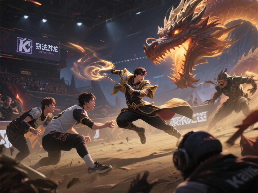 比赛进行到中期，Karis通过积极游走支