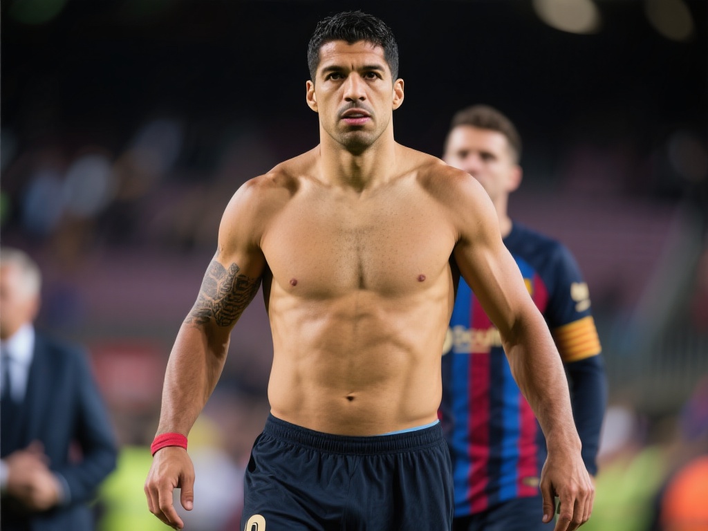 苏亚雷斯的体型变化可以用多种原因解释。作