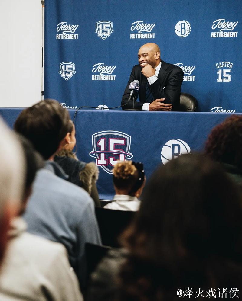 篮网正式宣布退役卡特球衣 5季效力3次入选全明星